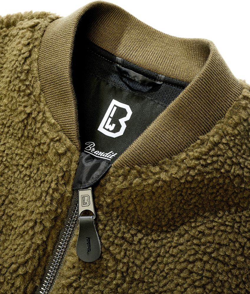 BranditFleecejackeMA1SherpaJacket3192Olive-S