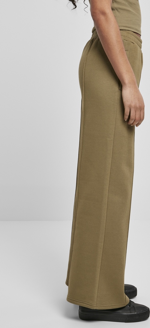 UrbanClassicsDamenTrainingshoseLadiesStraightPinTuckSweatPantsTiniolive-3XL