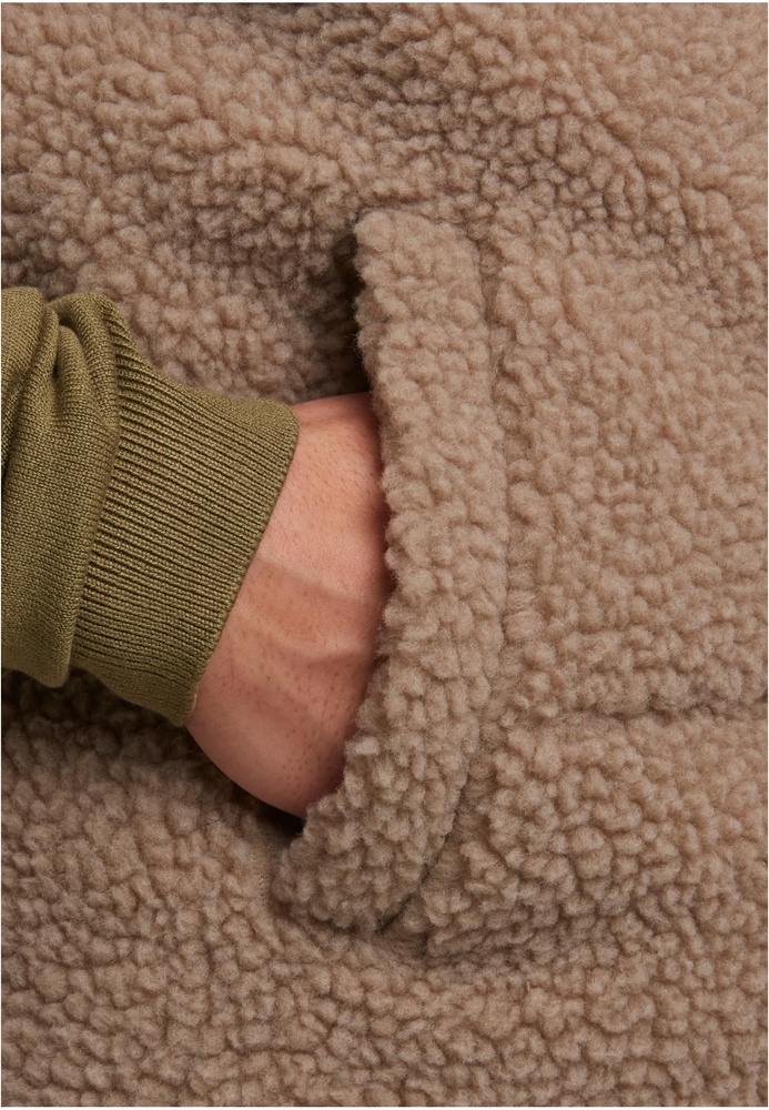 UrbanClassicsVestBasicTeddyPufferTB7939Darktaupe-3XL