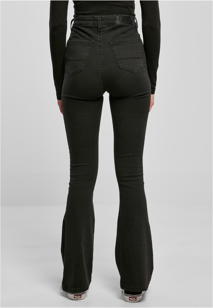 UrbanClassicsDamenJeansLadiesSuperStretchBootcutDenimPants