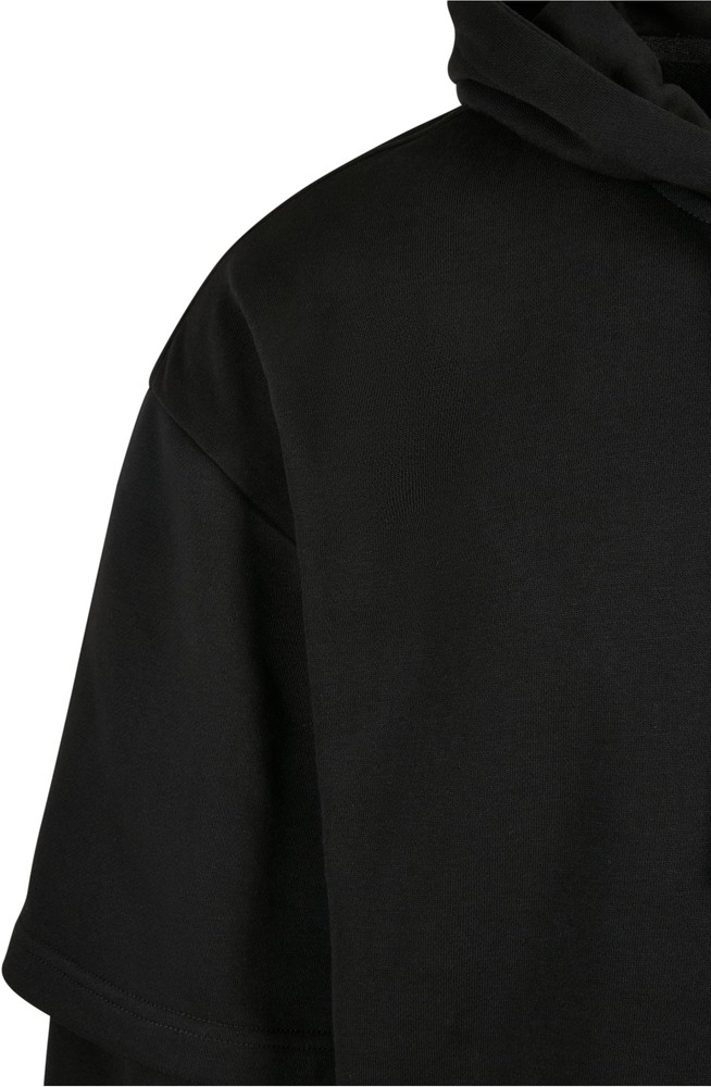 UrbanClassicsSweatshirtOversizedDoublesleeveHoodyBlack