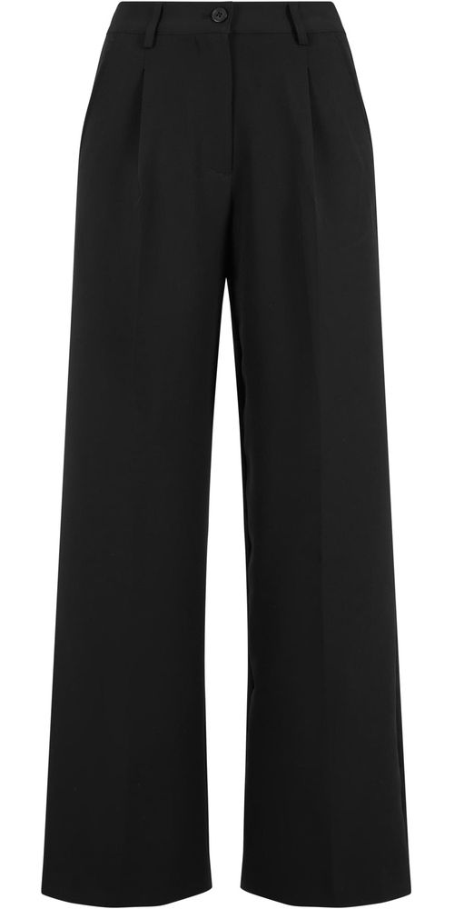 UrbanClassicsDamenStoffhoseLadiesWideLegTrousersTB6949Black-26