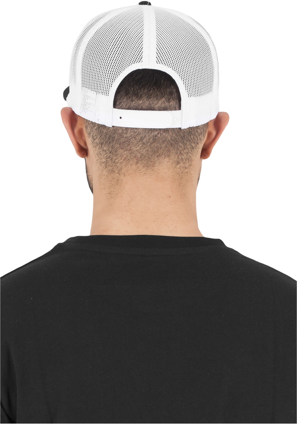 FlexfitCapClassicTrucker2-ToneBlackWhite