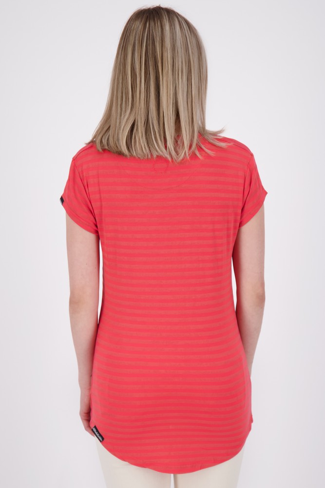 AlifeKickinDamenHemdMimmyAKZShirtCoral