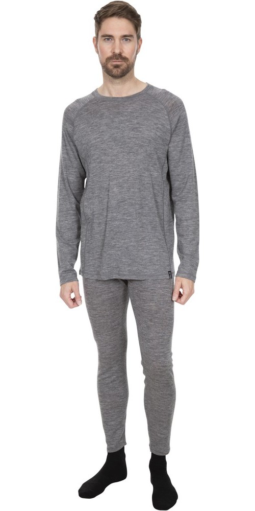 DLXFunktionsunterwscheWexler-MaleDlxMerinoBaseLayerTopDarkGreyMarl