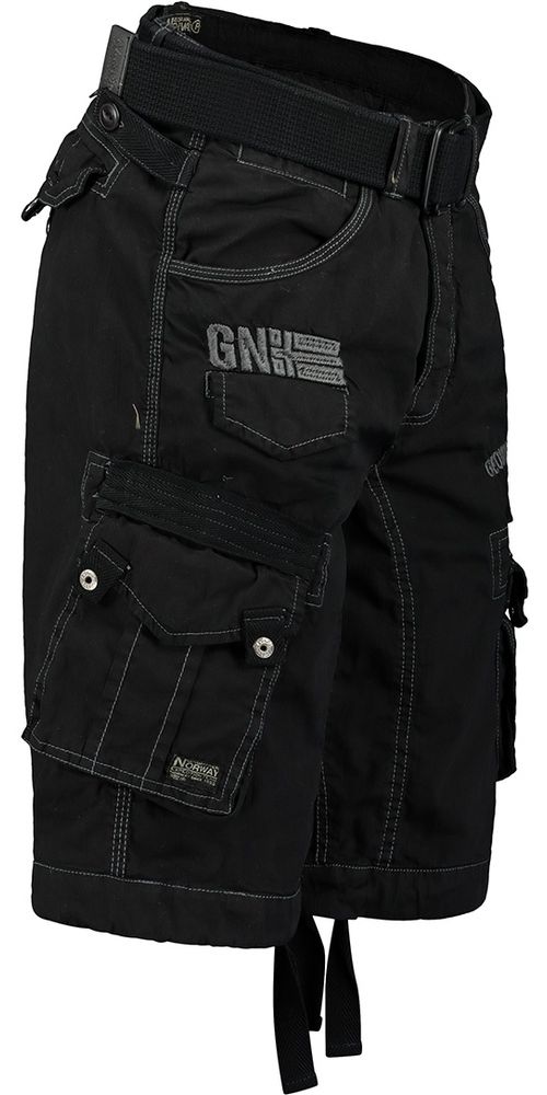 GeographicalNorwayShortsPanoramiqueBasicMen318Black-3XL
