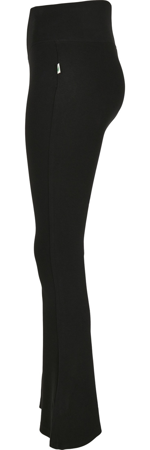 UrbanClassicsDamenLadiesOrganicInterlockBootcutLeggingsBlack