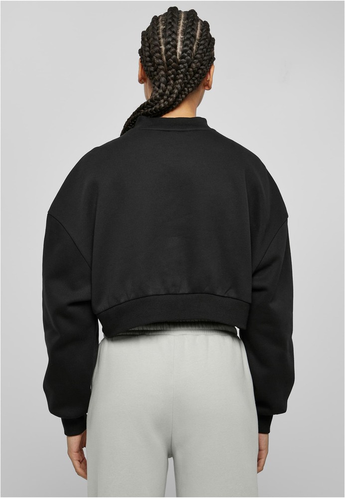 UrbanClassicsDamenLadiesCroppedV-NeckBlack-3XL