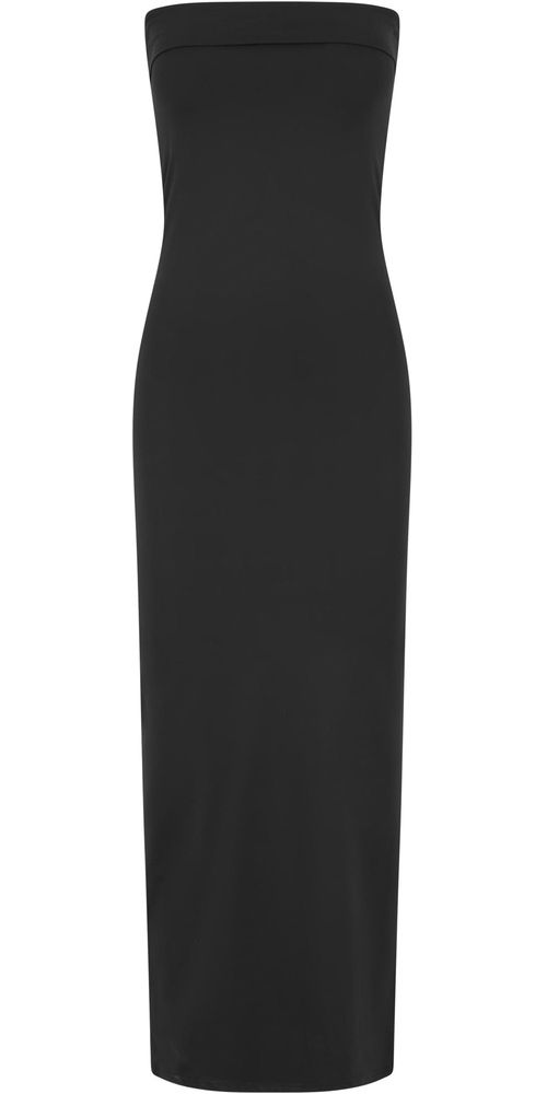 UrbanClassicsDamenKleidLadiesBandeauMidiDressTB7468Black-3XL