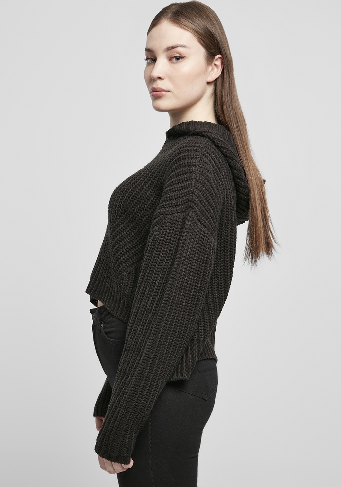 UrbanClassicsDamenHoodieLadiesOversizedHoodySweaterBlack