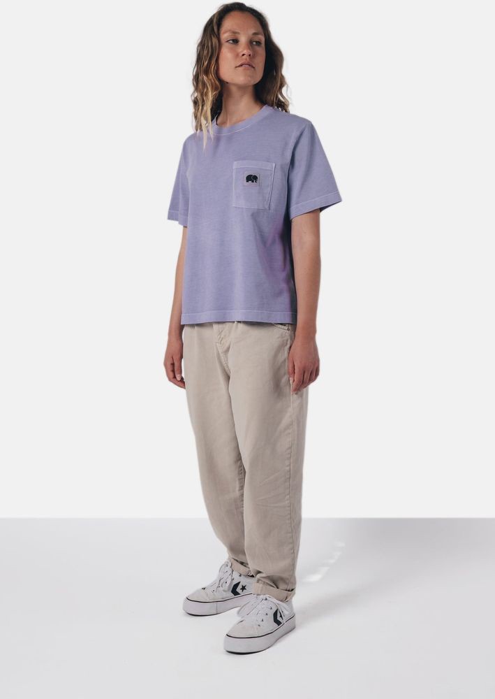 TrendsplantDamenT-ShirtWomensGarcetaPigmentDyedT-ShirtLavenderPurple-XS