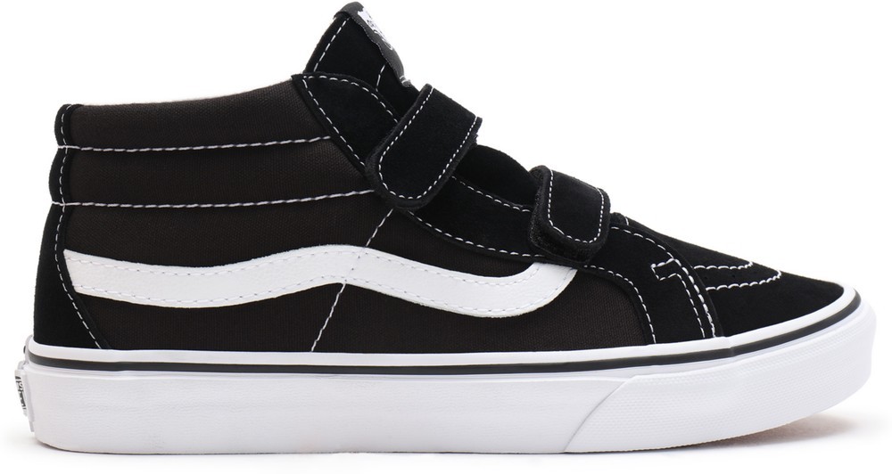 VansJuniorKidsLifestyleClassicFTWSneakerJnSk8-MidReissueVBlackTrueWhite