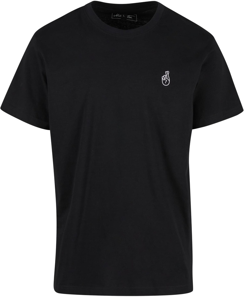 MisterTeeT-ShirtCrossedFingersHandsignEmbMT3937