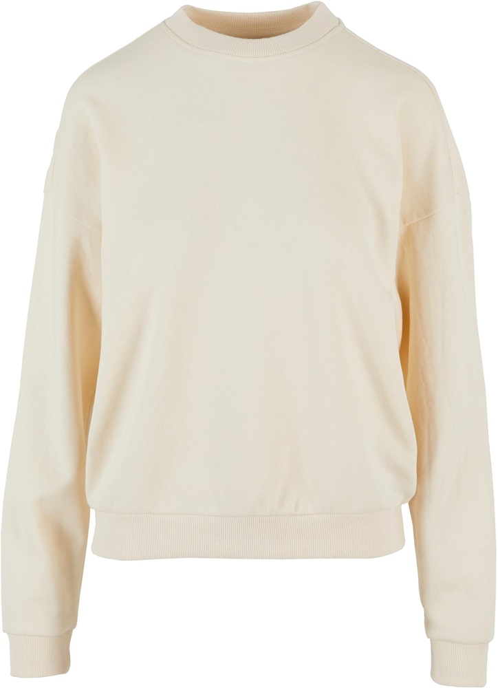 UrbanClassicsDamenPulloverLadiesOversizedLightTerryCrewneckTB6855Whitesand-3XL
