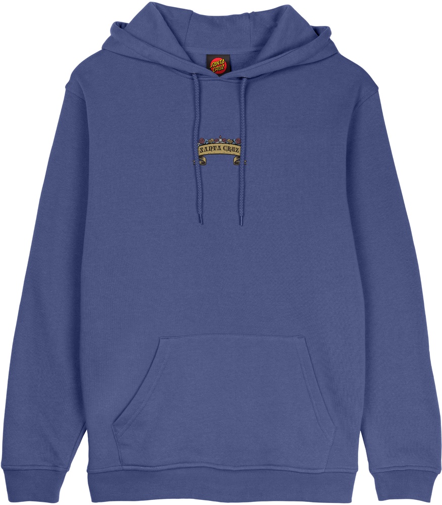 SantaCruzHoodieGuzmanScrollFrontHoodSCM-H3281NavyDusk-XS