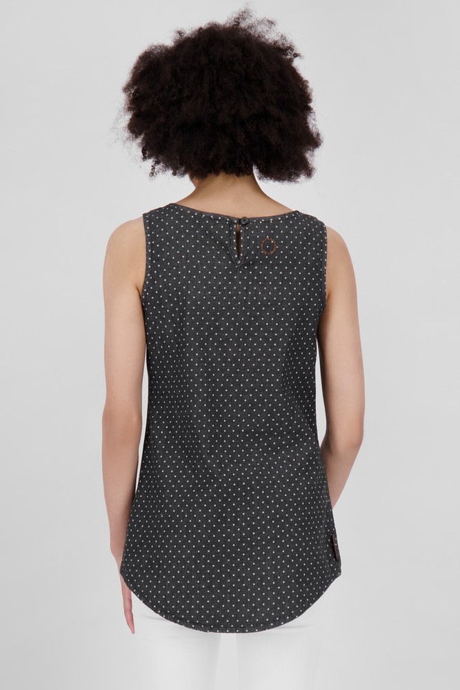AlifeKickinDamenKarlaAKBTanktopBlackDenim-XL