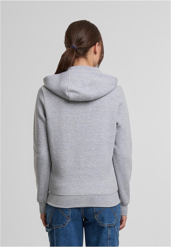UrbanClassicsDamenLadiesBasicEssentialZipHoodyTB8005Heathergrey-3XL