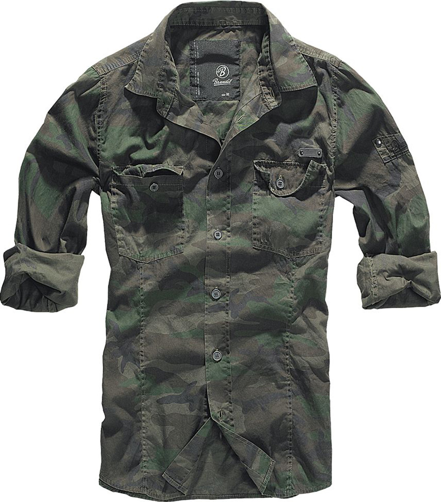 BranditHemdShirtSlimMENinWoodland