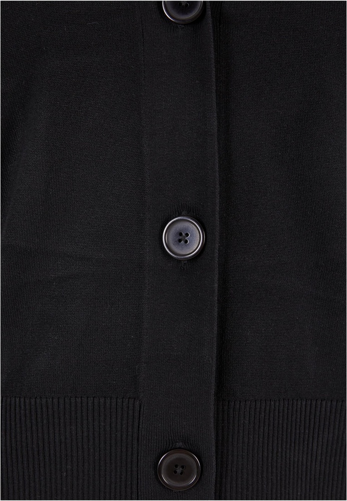 UrbanClassicsDamenLadiesKnittedCardiganTB6900Black-3XL