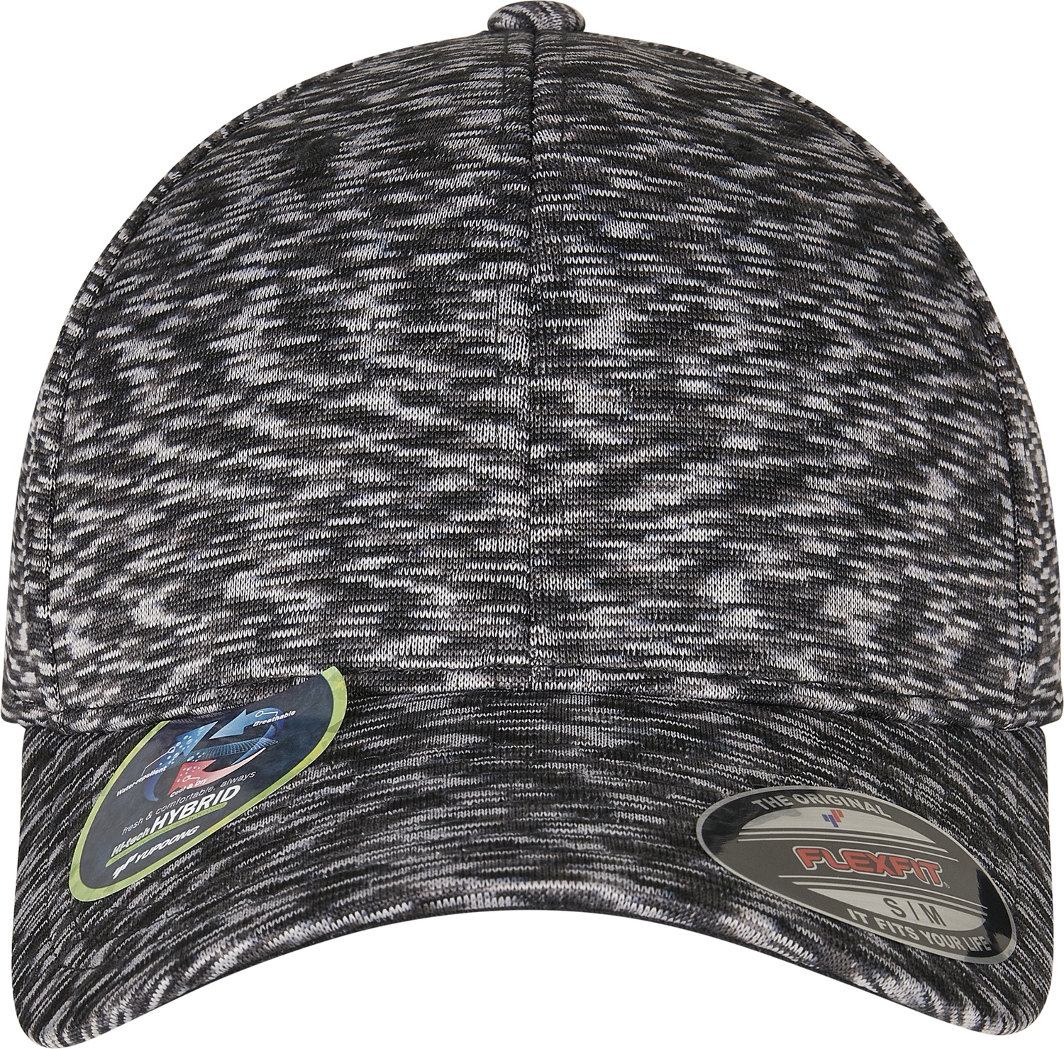 FlexfitCapStripesMelangeFlexfitDarkgreyMelange-LXL