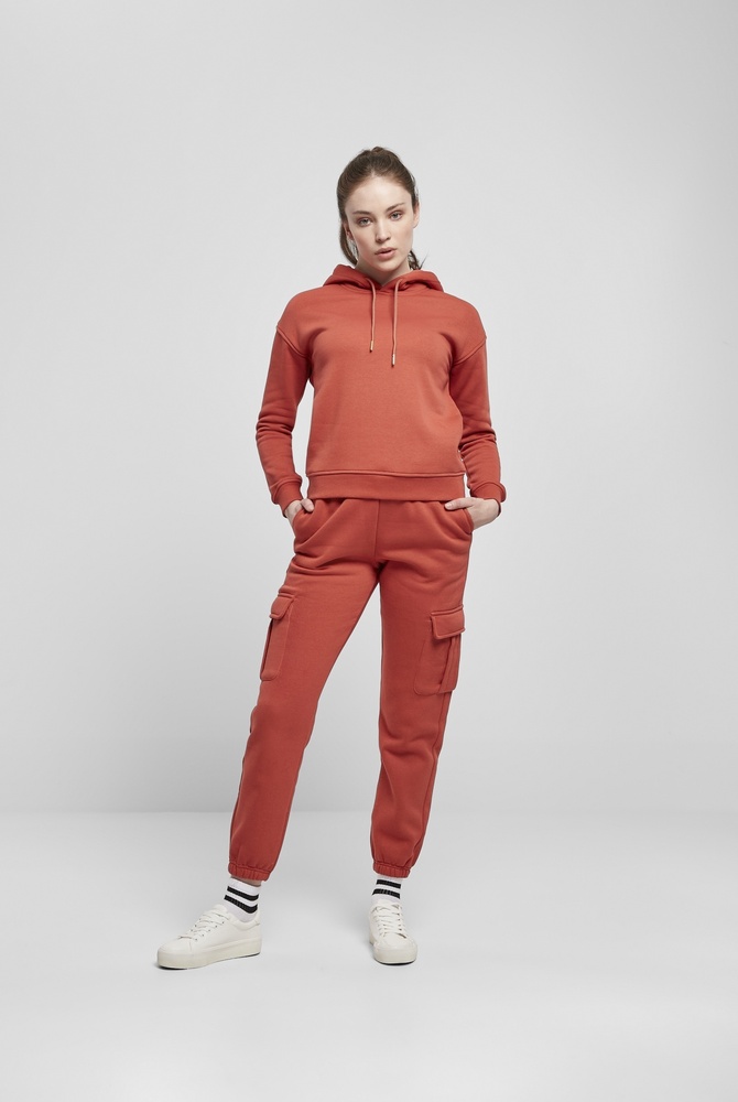 UrbanClassicsDamenHoodieLadiesHoodyRedearth-3XL