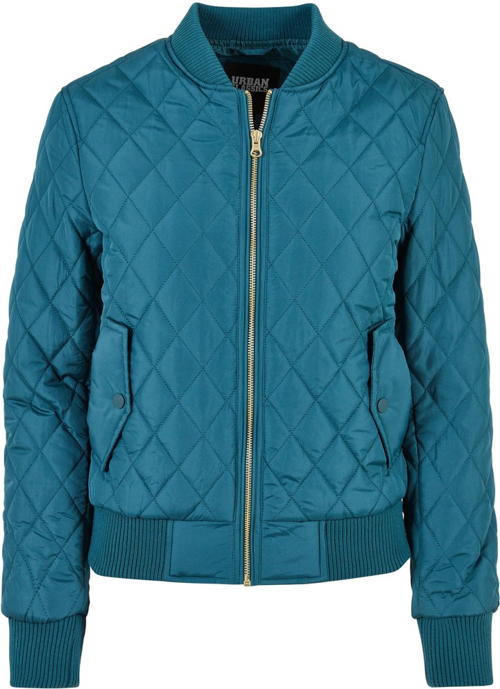 UrbanClassicsDamenJackeLadiesDiamondQuiltNylonJacketJasper-3XL