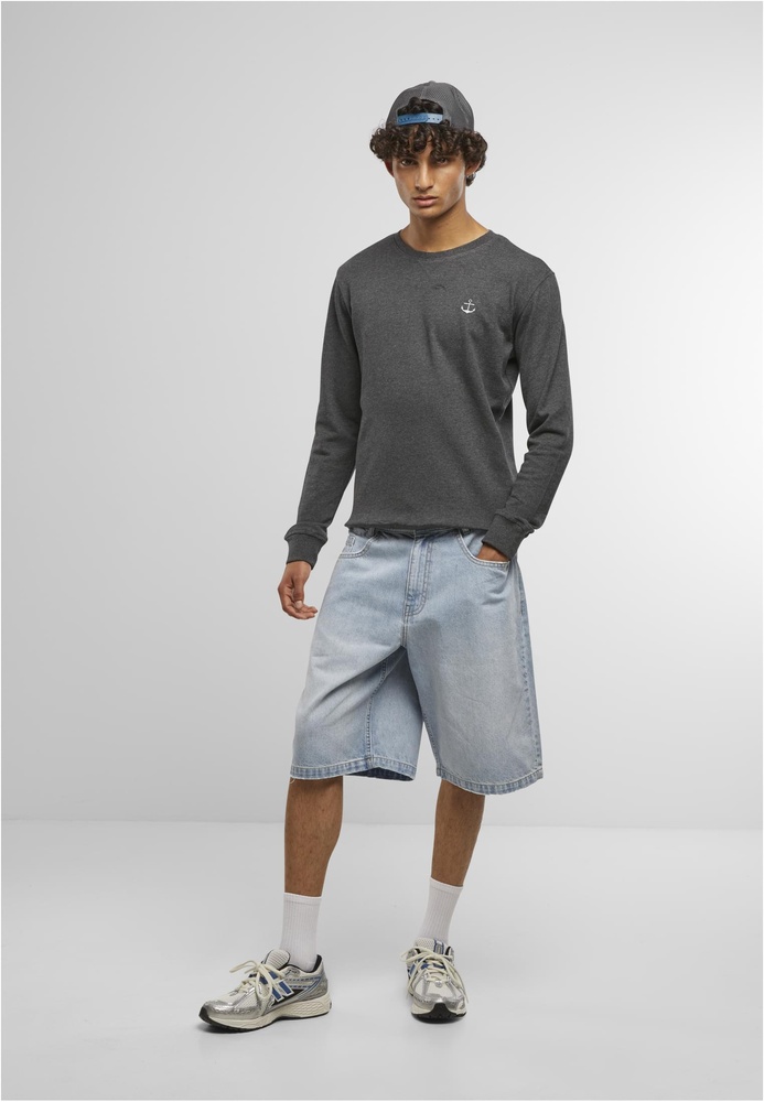 MisterTeeAnchorSignEmbLightCrewSweatshirtMT3924