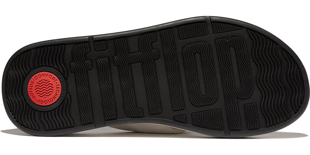 FitFlopDamenFlipFlopsF-ModeKnotSoft-LeatherFlatformToe-PostSandalsIY1ParisBeige-36