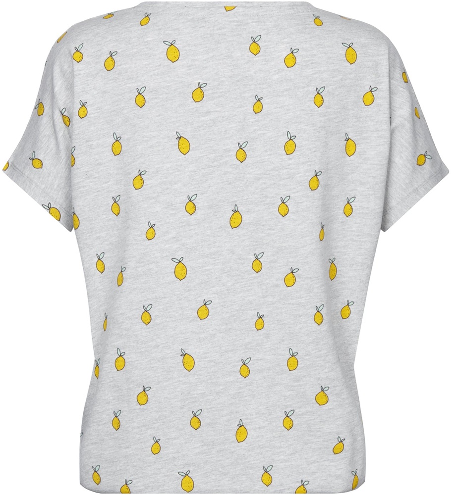 NaketanoDamenT-ShirtSchnellaBaustella1631-0047AlloverCitronsGrey-XS