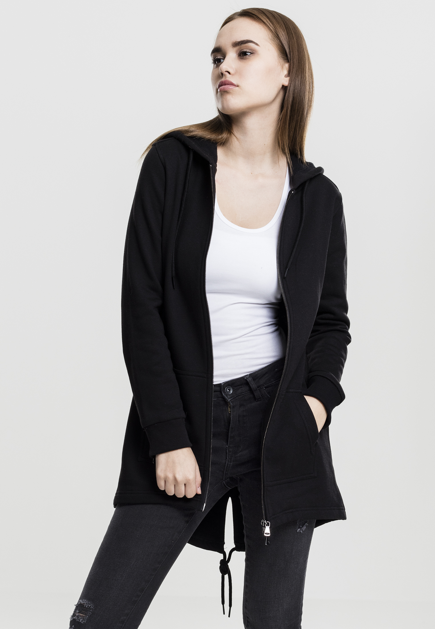 UrbanClassicsLadiesSweatParkablack