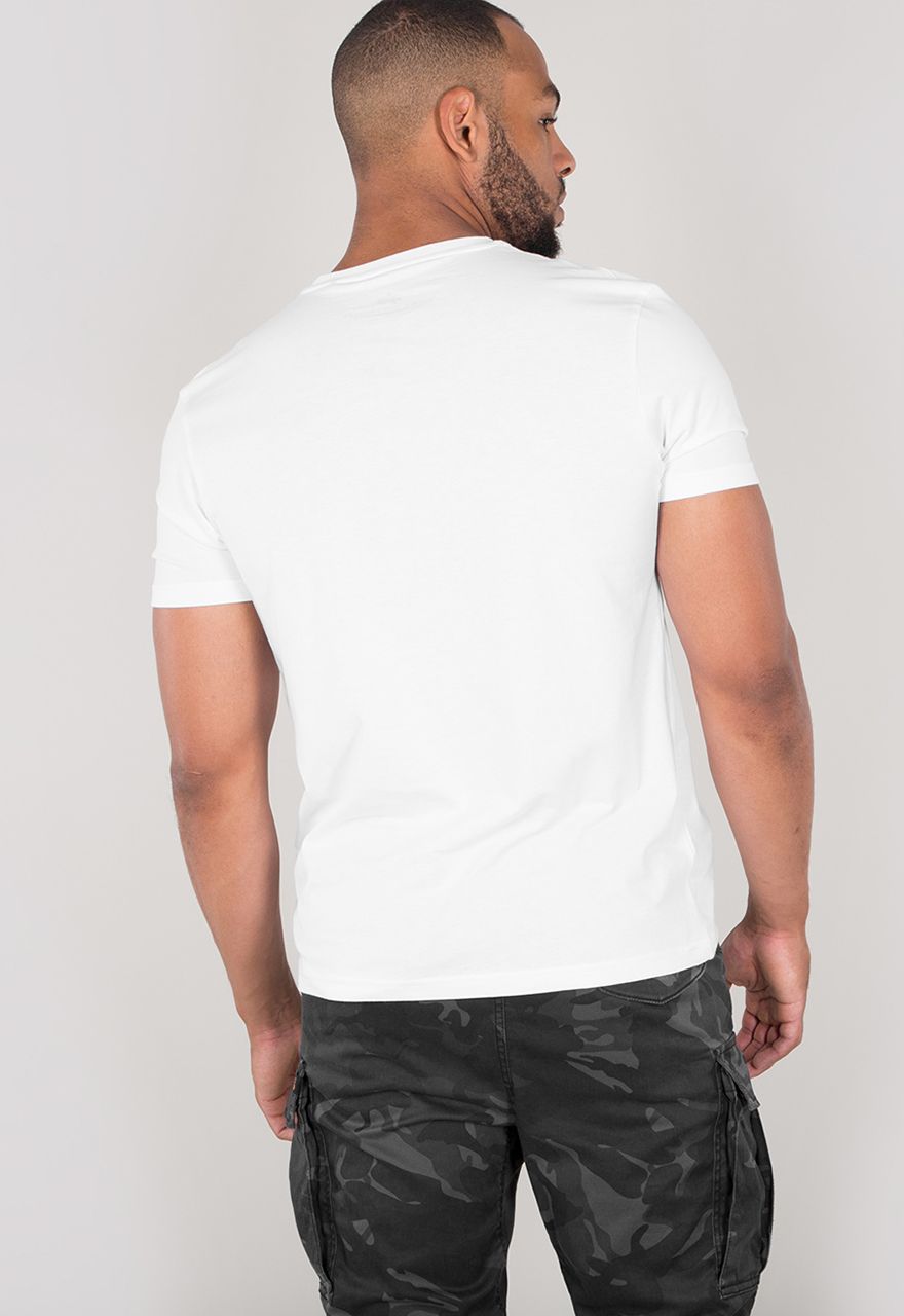 AlphaIndustriesBasicTSmallLogoT-ShirtUnisexWhite-XXL