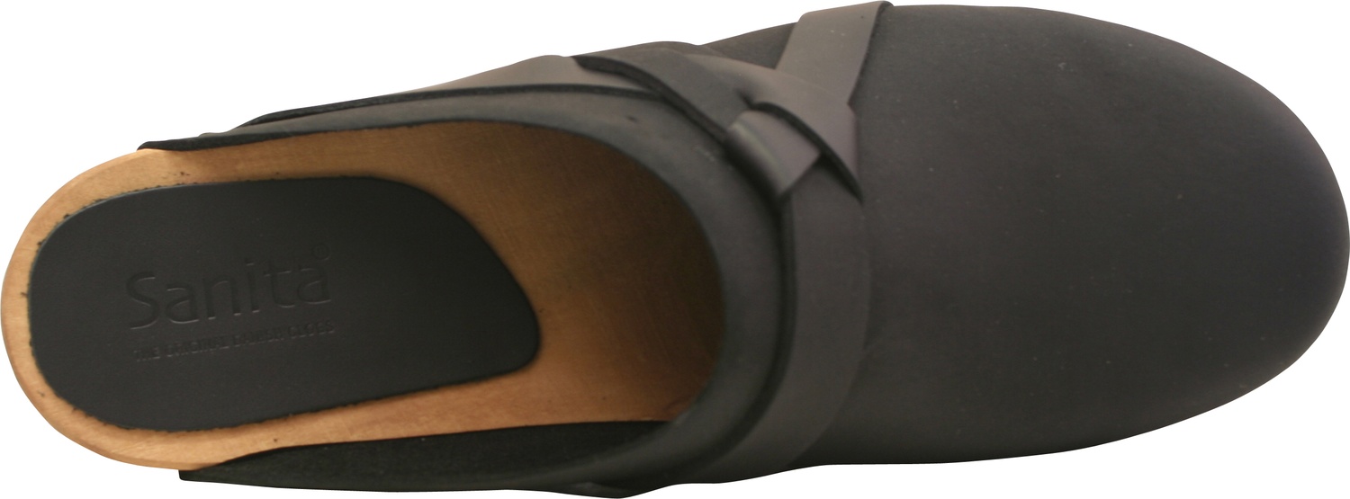 SanitaDamenOffenerClogWood-ManuellaSquareOpenBlack