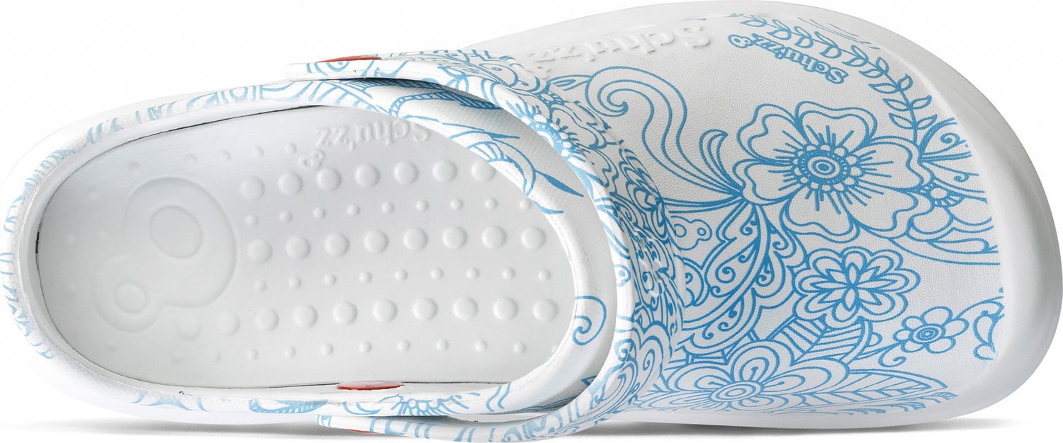 SchuzzSchuzzDamenClogBerufsschuhePROTECFemmeimprimMandalableuBlau-36