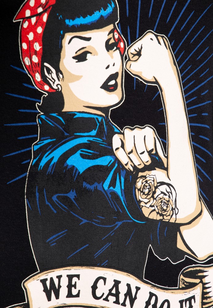 QueenKerosinLangarmshirtQKI22002Schwarz