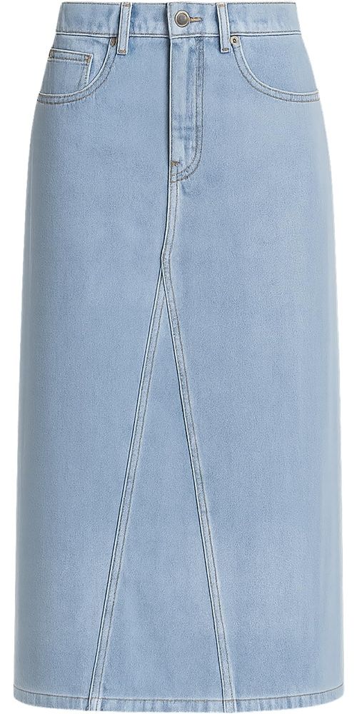 UrbanClassicsDamenRockLadiesSoftDenimMidiSkirtTB7443