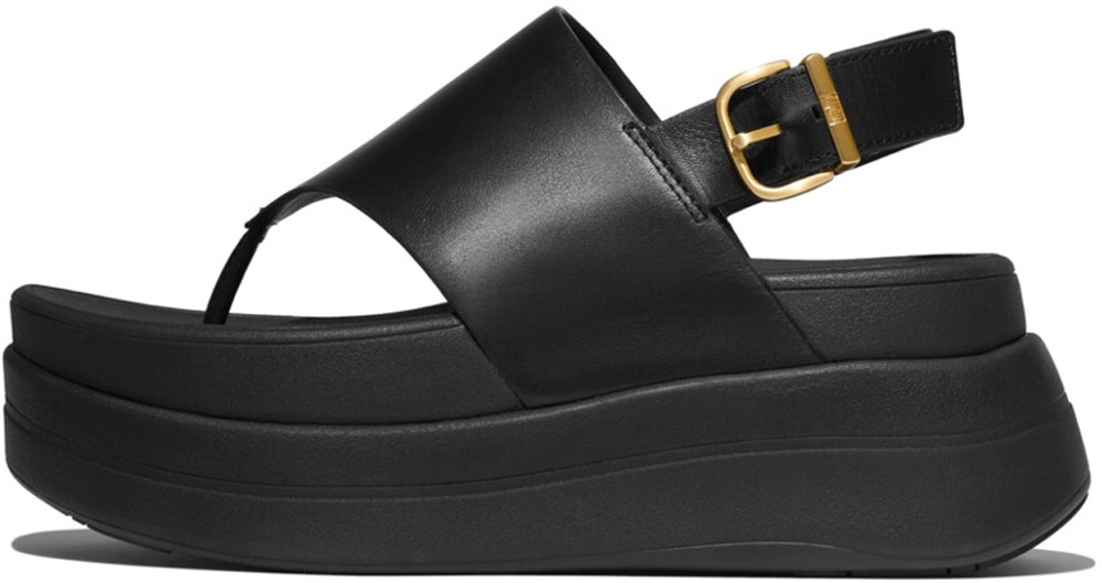 FitFlopDamenSandalenF-ModeStackLeatherBack-StrapToe-PostSandalsE2G