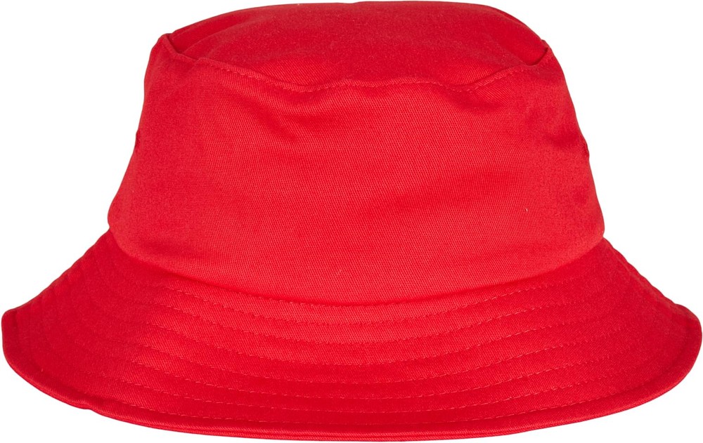 FlexfitKinderCottonTwillBucketHatKidsRed