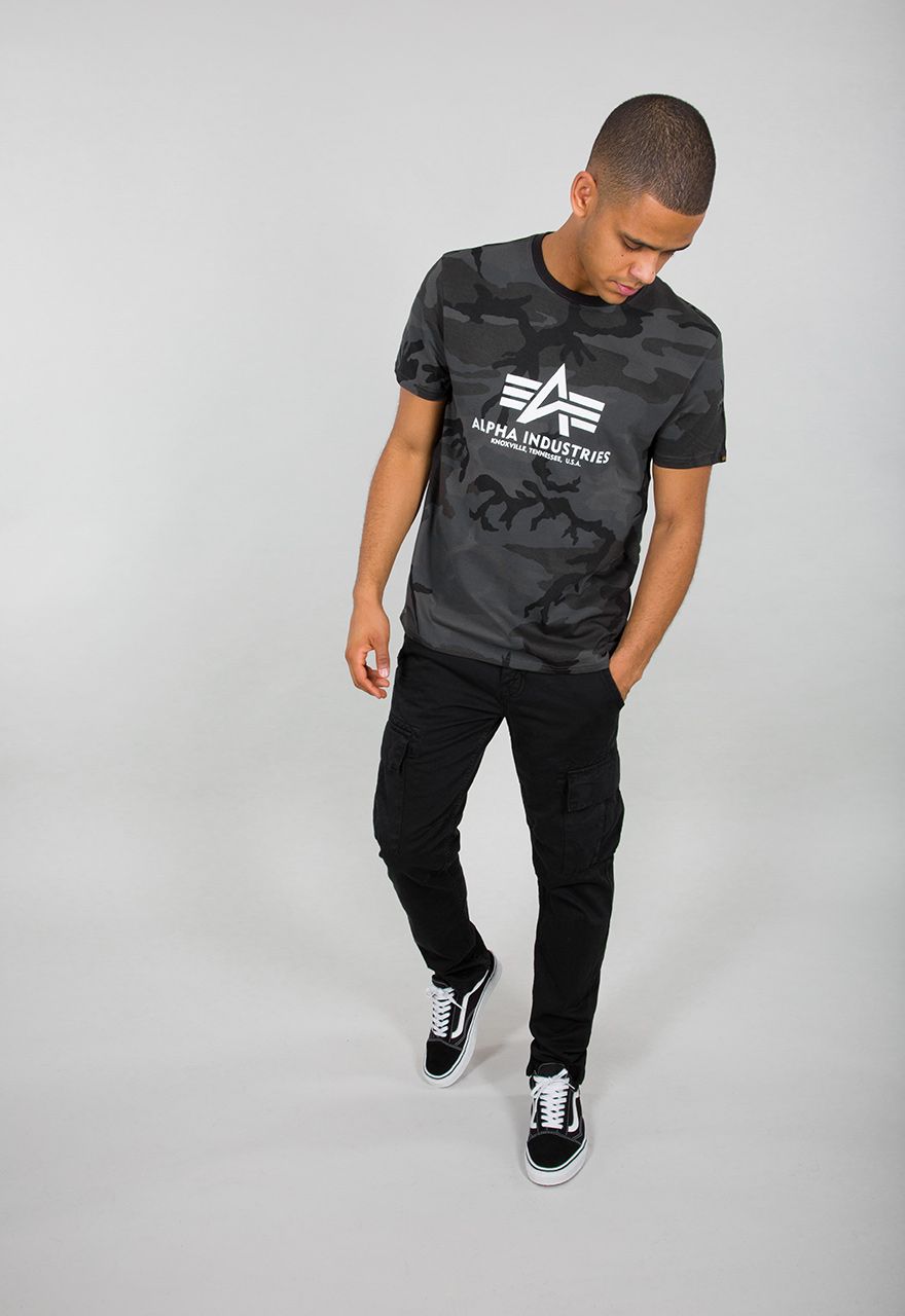 AlphaIndustriesBasicT-ShirtBlackCamo-XXL