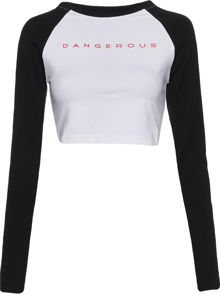 DangerousDNGRSDamenBoldLongsleevesDLLS003WhiteBlack-L