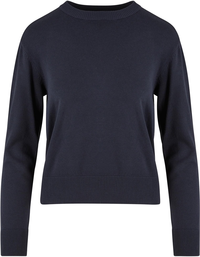 UrbanClassicsDamenLadiesKnittedRoundneckSweaterTB6902Navy-3XL