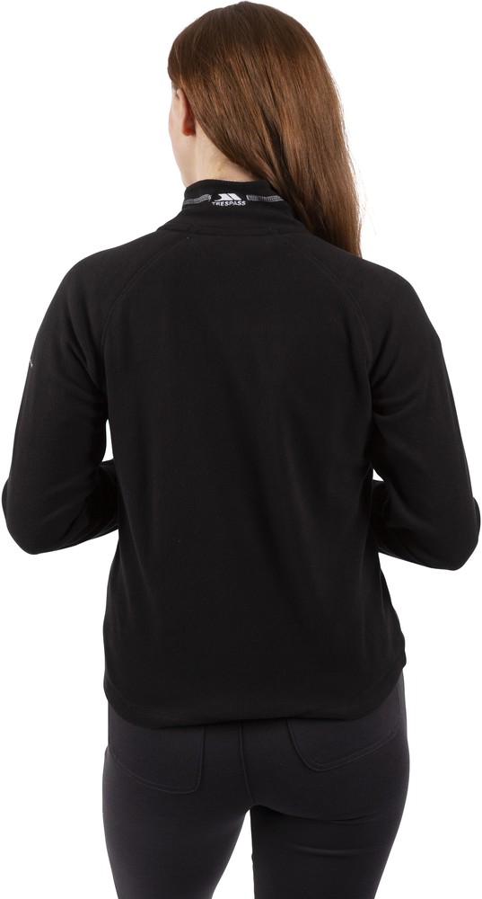 TrespassDamenFleecejackeFleecepulloverSkylar-FemaleFleeceAt100BlackWhite-M