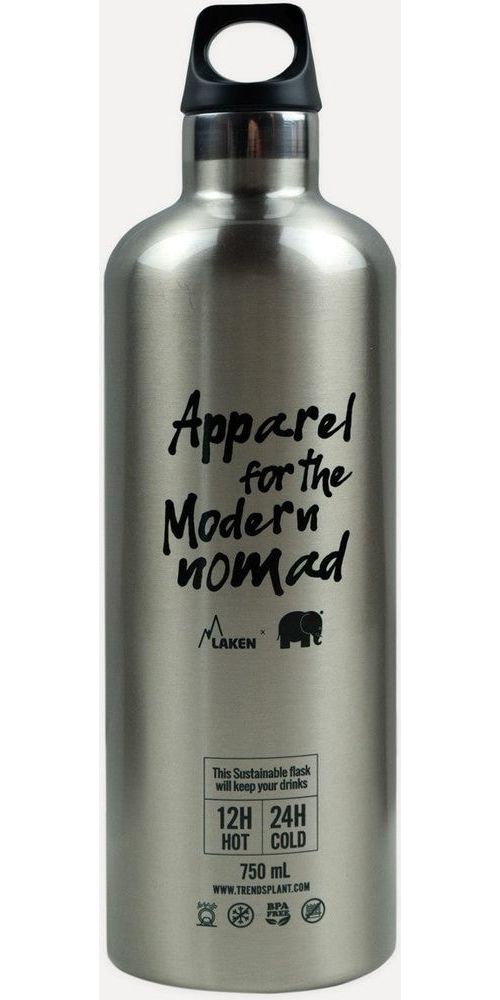 TrendsplantTrinkflascheLakenxTrendsplantClassicThermoBottleGrey