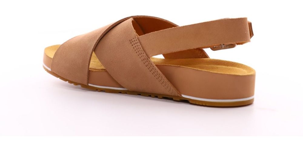 TimberlandDamenSandalenMalibuWavesBasicCrossStrapSandal0A41IndianTan-38