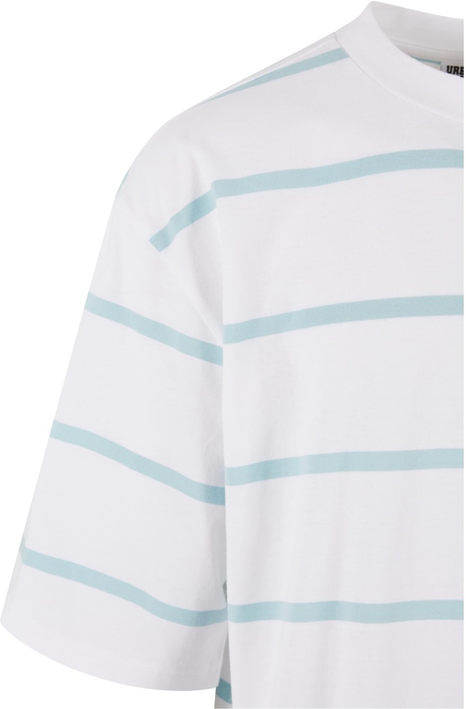 UrbanClassicsT-ShirtOversizedSleeveModernStripeTeeTB6412WhiteOceanblue-L