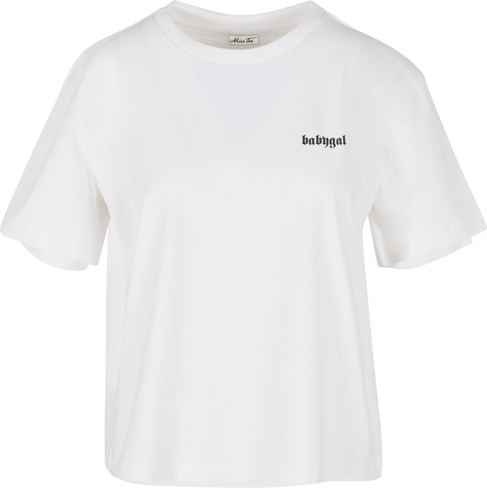 MissTeeDamenT-ShirtBabygalTeeWhite-L
