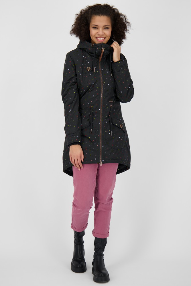AlifeKickinDamenParkaJackeCharlotteAKBCoatMoonless-2XL
