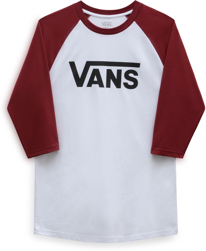 VansHerrenT-ShirtMnVansClassicRaglanWhite-Black-Syrah