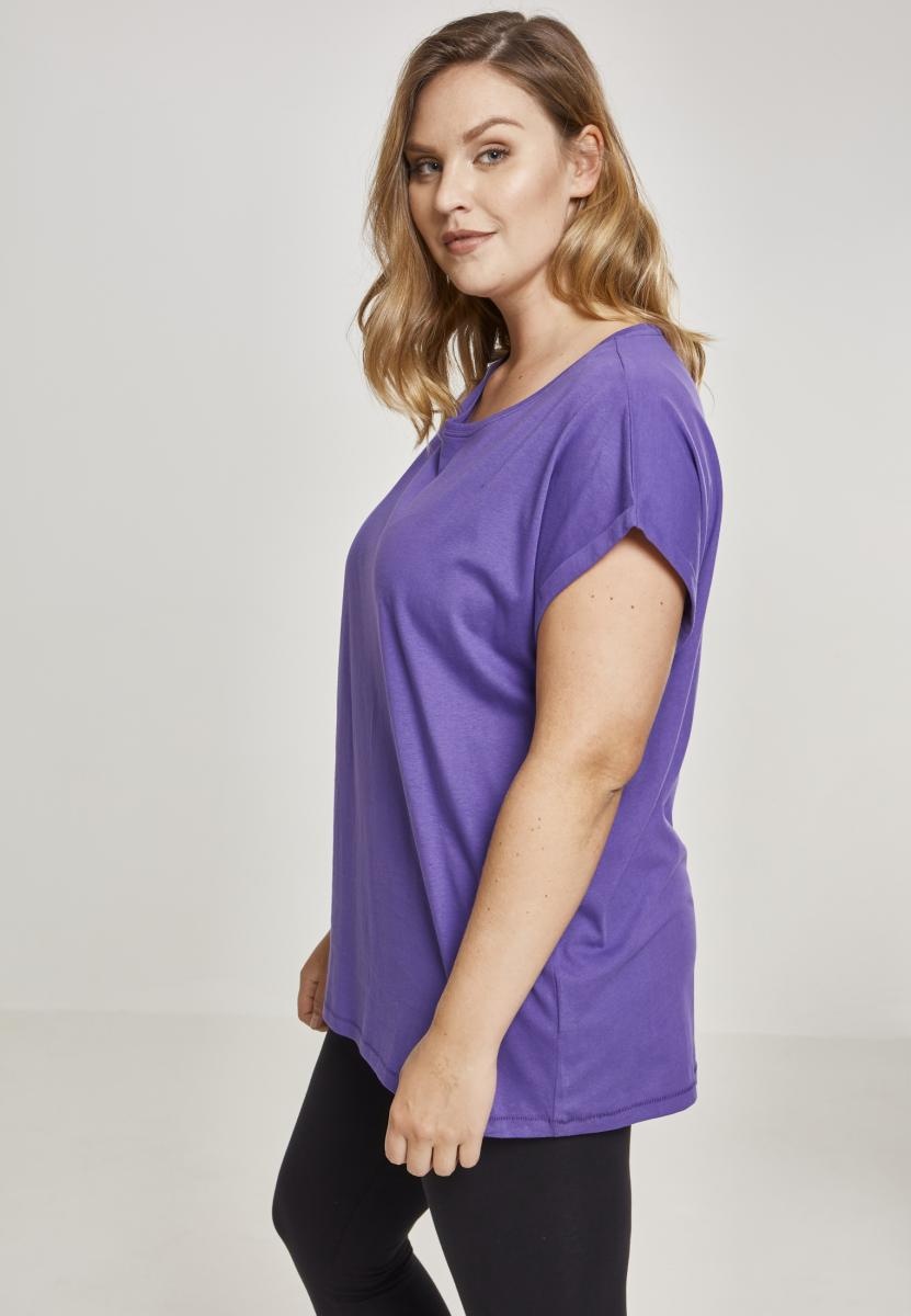 UrbanClassicsFemaleShirtLadiesExtendedShoulderTeeUltraviolet-3XL