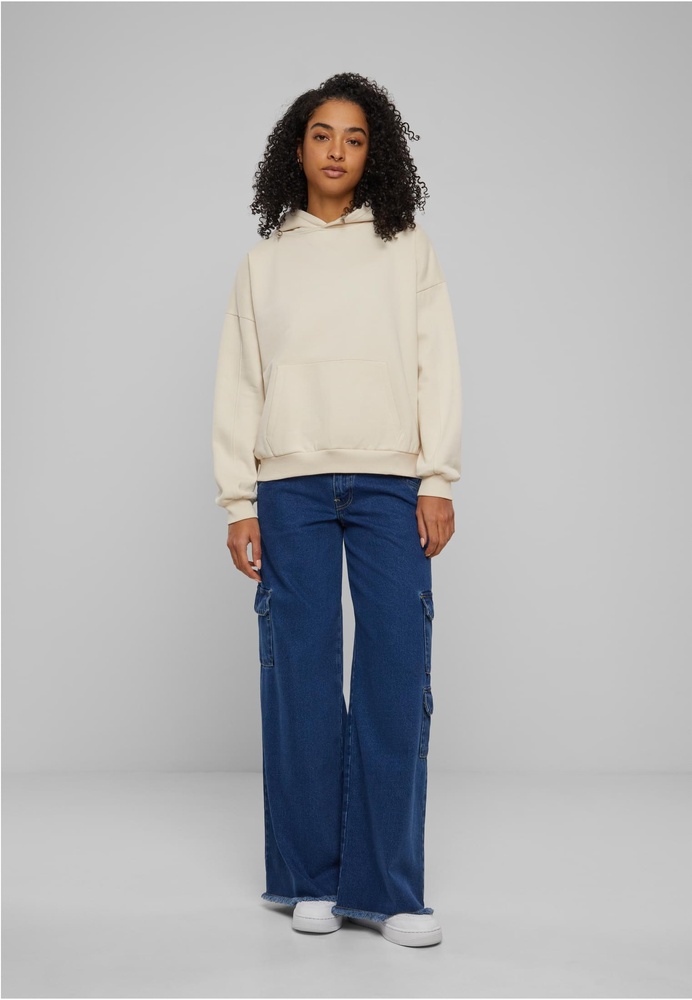 UrbanClassicsDamenLadiesOrganicOversizedHoodyTB6132Whitesand-3XL