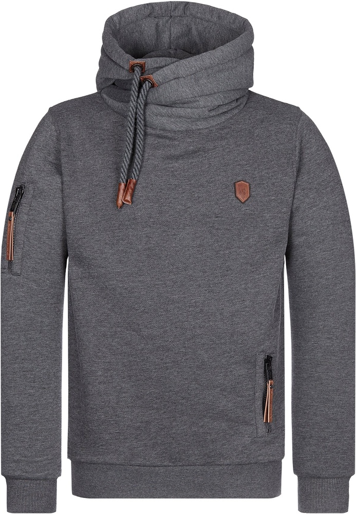 NaketanoHoodiePimp1800-0202AnthraciteMelange-S